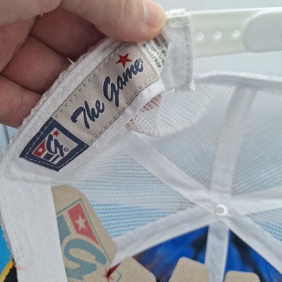 St Louis Blues Tie Dye Trucker Snapback Patch Hat Cap NHL The Game Cotton - Picture 7 of 7